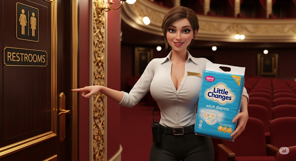 diapered at the show