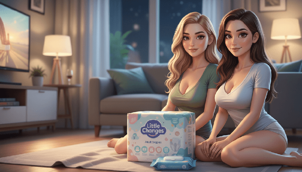 girlfriend and friend diaper you (the diaper clinic part 2)